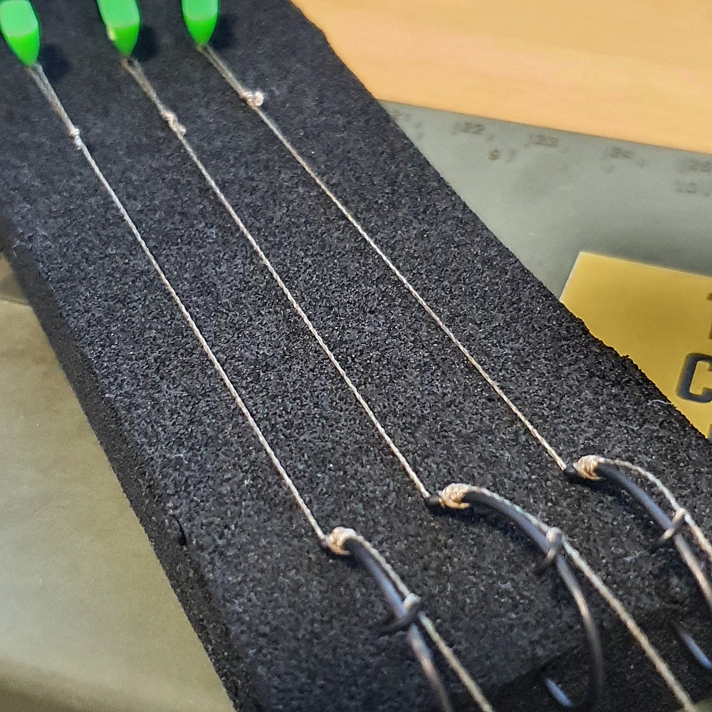 Solid PVA Bag Hair Rigs Professionally Tied Carp Rigs